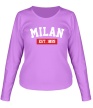 Женский лонгслив «FC Milan Est. 1899» - Фото 1