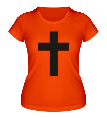 Женская футболка Классический крест