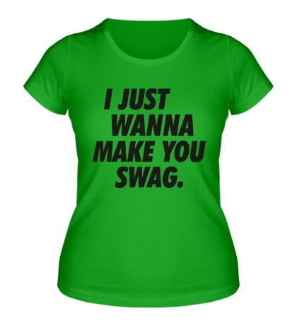 Женская футболка Make you Swag