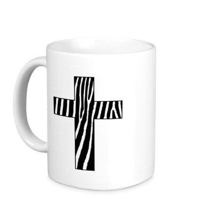 Керамическая кружка «Cross Zebra»