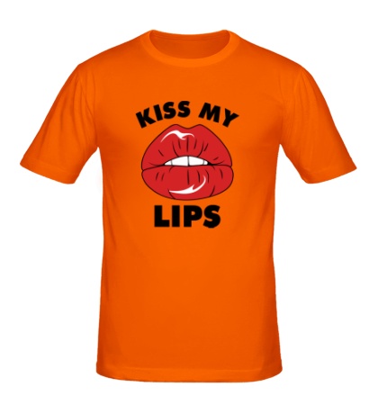 Мужская футболка «Kiss my Lips»