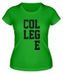 Женская футболка «College Lines» - Фото 1