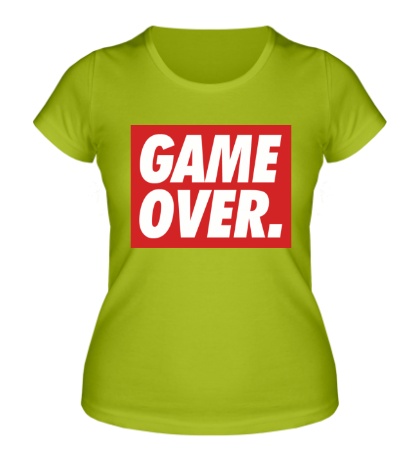 Женская футболка Obey Game Over