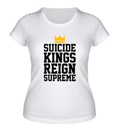 Женская футболка Supreme Suicide Kings