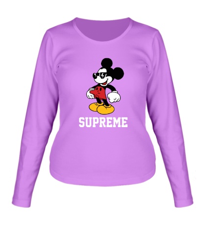 Женский лонгслив «Supreme Mickey Mouse»