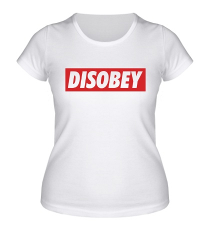 Женская футболка Disobey