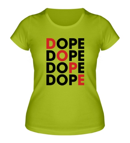 Женская футболка Dope Lines