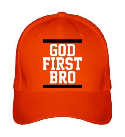Бейсболка «God First Bro»
