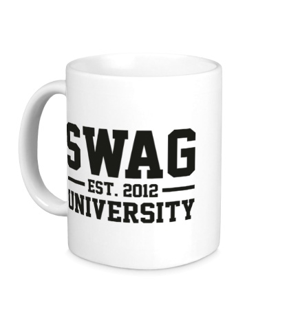 Керамическая кружка Swag University