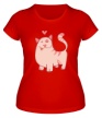 Женская футболка «Мартовский кот» - Фото 1