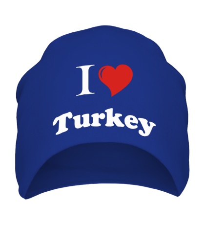 Шапка I love turkey