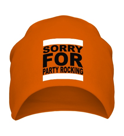 Шапка Sorry for party rocking