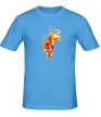 Мужская футболка «Огненный тигр» - Фото 1
