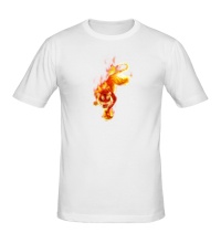 Мужская футболка Огненный тигр