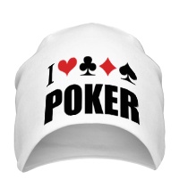Шапка I love poker