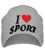 Шапка «I love sport» - Фото 1
