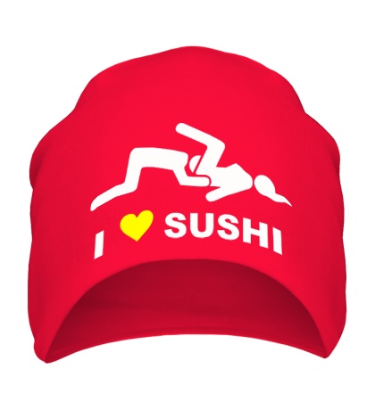 Шапка I love sushi