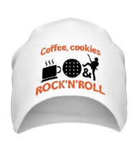 Шапка Coffee, cookies, Rock-n-Roll