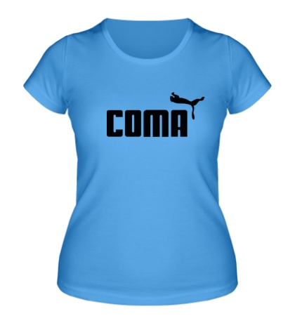 Женская футболка Пума в коме