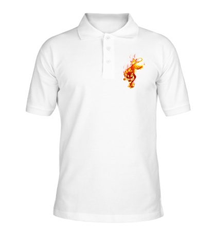 Рубашка поло Огненный тигр