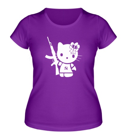 Женская футболка Kitty Soldier