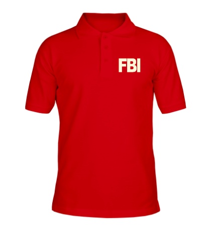 Рубашка поло «FBI Glow»