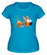 Женская футболка «Cartoon dog» - Фото 1