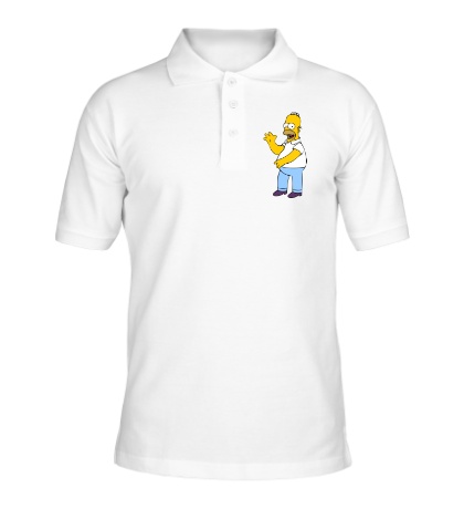 Рубашка поло «Удивленный Гомер»
