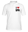 Рубашка поло «I love SPB» - Фото 1