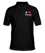 Рубашка поло «Я люблю Галку» - Фото 1