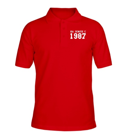 Рубашка поло На земле с 1987