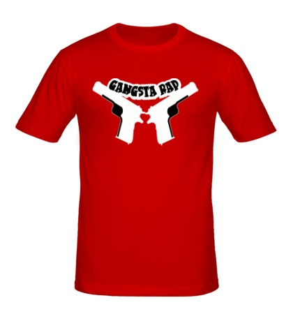 Мужская футболка «Gangsta Dad»