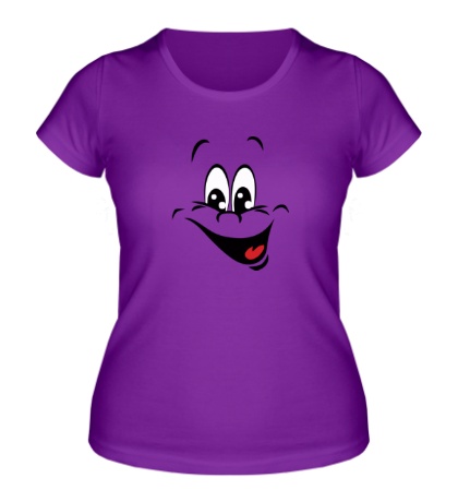 Женская футболка «Счастливый смайл»