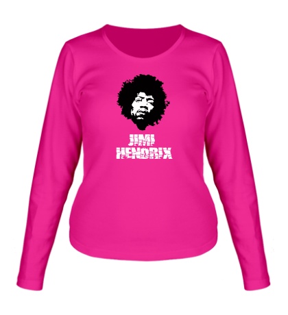 Женский лонгслив «Jimi Hendrix Portrait»