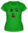 Женская футболка «Лицо Мэрлин Монро» - Фото 1