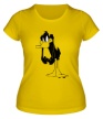 Женская футболка «Хитрый Даффи Дак» - Фото 1