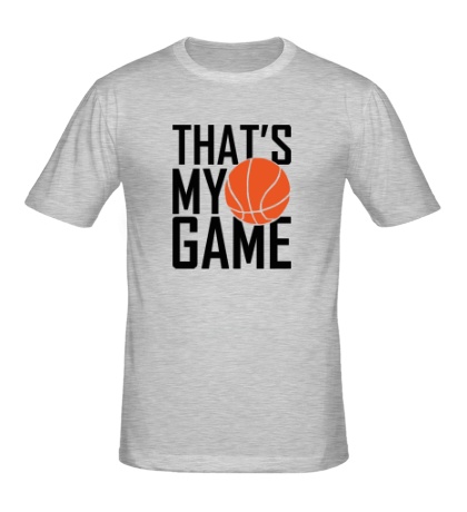 Мужская футболка «Basketball my game»