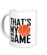 Керамическая кружка «Basketball my game» - Фото 1