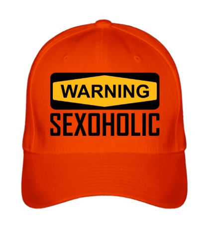 Бейсболка «Warning sexoholic»