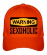 Бейсболка «Warning sexoholic» - Фото 1