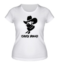 Женская футболка Chuck Norris: Wild West
