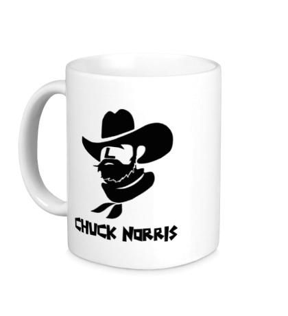 Керамическая кружка Chuck Norris: Wild West