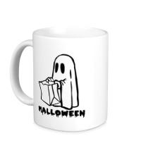 Керамическая кружка Halloween Ghost