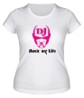 Женская футболка «DJ, Music my life» - Фото 1