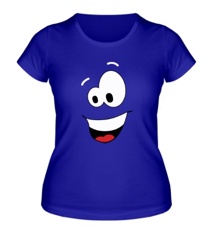Женская футболка «Веселый смайлик»