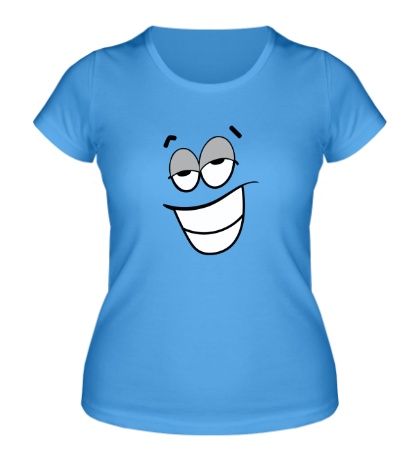 Женская футболка «Балдевший смайлик»