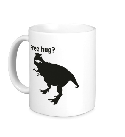 Керамическая кружка «Free hug?»