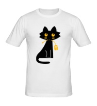 Мужская футболка Кошка с мышкой