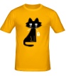 Мужская футболка «Кошка с мышкой» - Фото 1