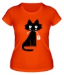 Женская футболка «Кошка с мышкой» - Фото 1